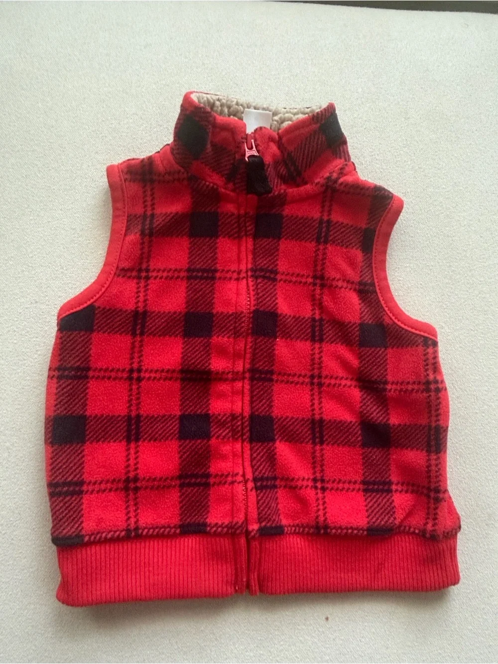 Unisex fall/winter outfit lot 6-12M Carter’s overalls fleece jumpsuit vest